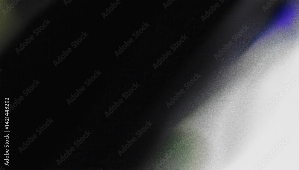 Poster  abstract gradient shadow with smooth black curve and white light blur for minimalist background, digital design texture, and modern presentation element
