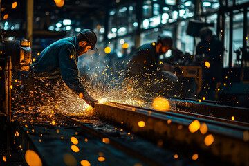 welder at the factory