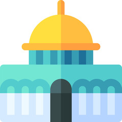 jerusalem illustration on a white background     