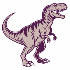 Tyrannosaurus Rex – Full Body Bold Vector Style