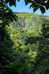 Wasserfälle / Wasserfall auf Basse-Terre / Guadeloupe / Frankreich / Karibik / Urwald / Chutes du Carbet