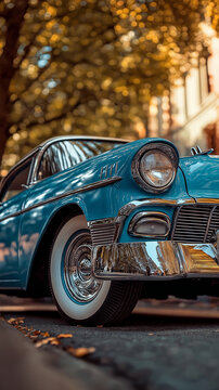 Fototapeta vintage retro car