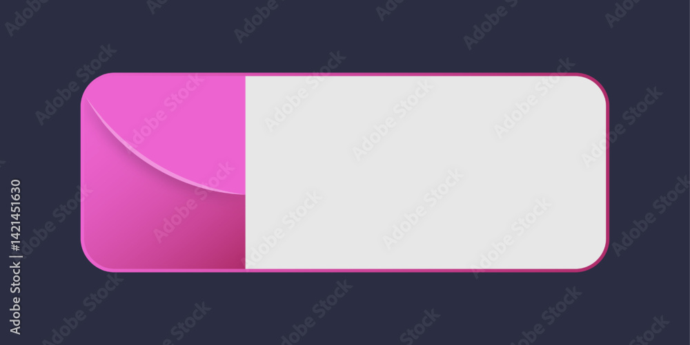 Poster lower third interface in gradient colors. video overlay element.