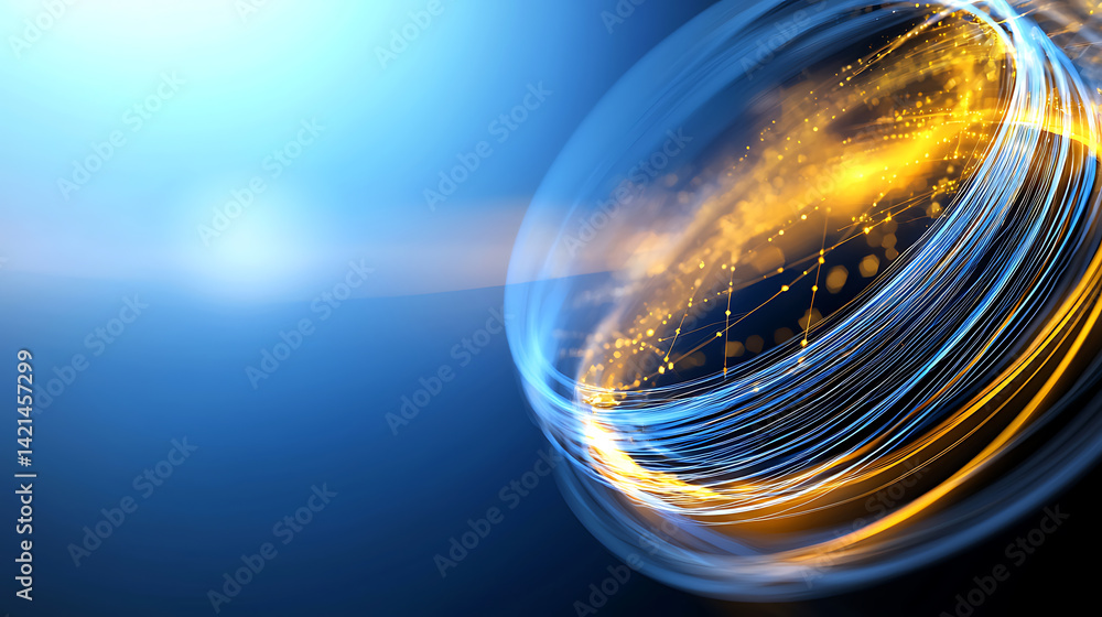 Aufkleber exploring global connectivity through digital visualization online platforms infographic modern envi