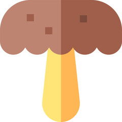 mushroom illustration on a white background     