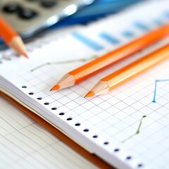Cash flow insights shown in a photo of a blank graph sketched in pencil.