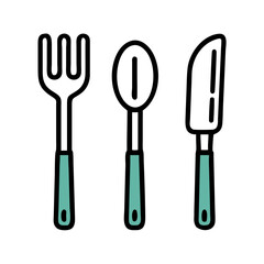 set of kitchen tools