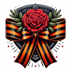 Badge-emblem dedicated to Victory Day on May 9