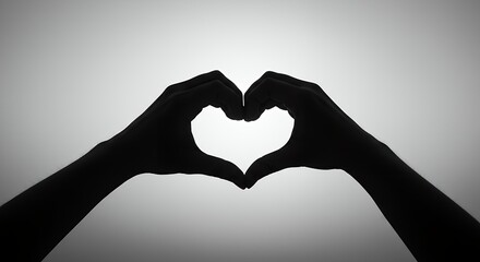 Fototapeta premium Hands Forming Heart Shape