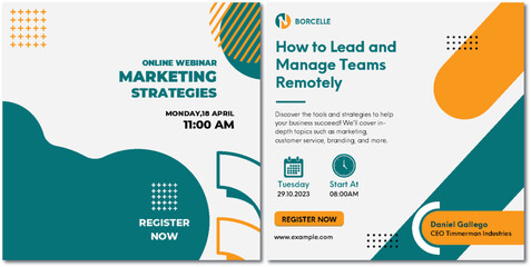 Webinar Promotion: Mastering Remote Team Leadership and Marketing Strategies
