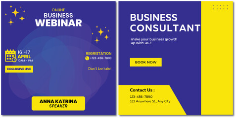 Elevate Your Business: Online Webinar and Consulting Services Promotion