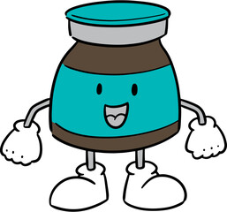 Illustration of medicine vial
