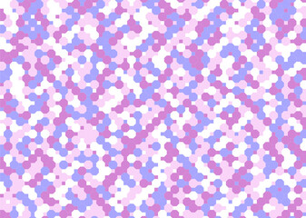 背景 タイル ドットのような八角形模様