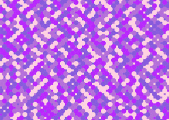 背景 タイル ドットのような八角形模様