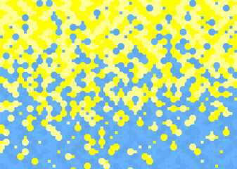 背景 タイル ドットのような八角形模様