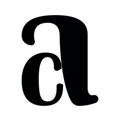 ca Logo style shape vector design.