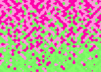 背景 タイル ドットのような八角形模様