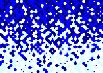 背景 タイル ドットのような八角形模様