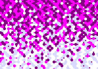 背景 タイル ドットのような八角形模様