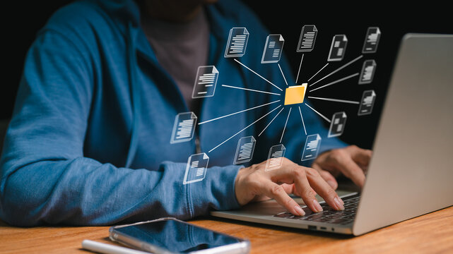 A Document Management System (DMS), an online documentation database, can be used to effectively manage files, knowledge, and documents in an ERP-enabled firm.  Corporations employ technology