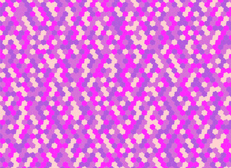 背景 タイル ドットのような花形模様