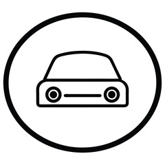 car icon vector illustration isolated