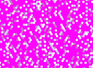 背景 タイル ドットのような花形模様