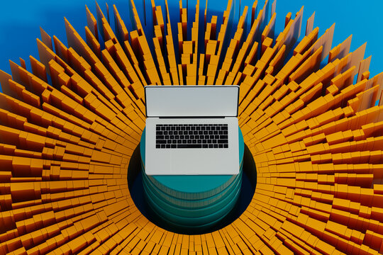 Laptop technology for artificial intelligence with server connection