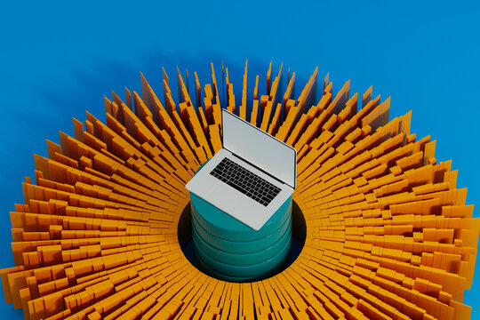 Laptop technology for artificial intelligence with server connection