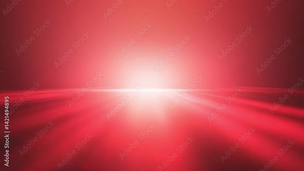 Poster radiant horizon: a mesmerizing display of light and color that draws the viewer's eye to a point of 