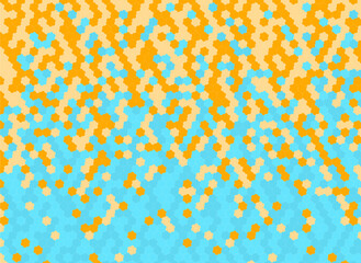 背景 タイル ドットのような花形模様