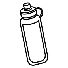 vector illustration of a bottle