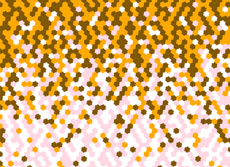 背景 タイル ドットのような花形模様