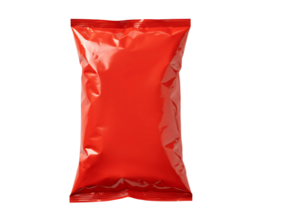 Pack of Potato Snacks Isolated on Transparent Background