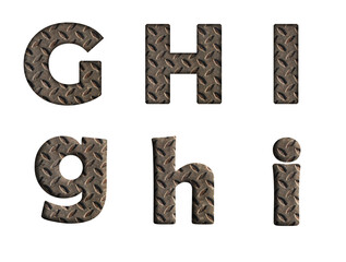 Aluminium metal plate texture G, H, I Alphabet letter text typography font  copy.png