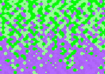 背景 タイル 幾何学的な金平糖形の模様