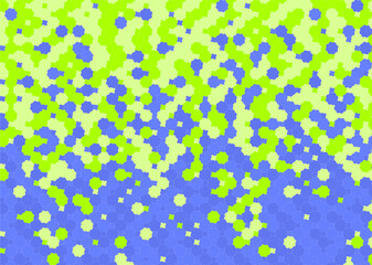 背景 タイル 幾何学的な金平糖形の模様