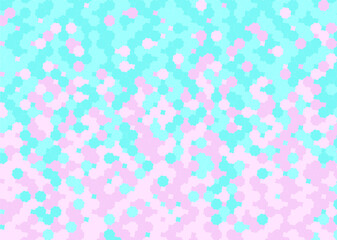 背景 タイル 幾何学的な金平糖形の模様