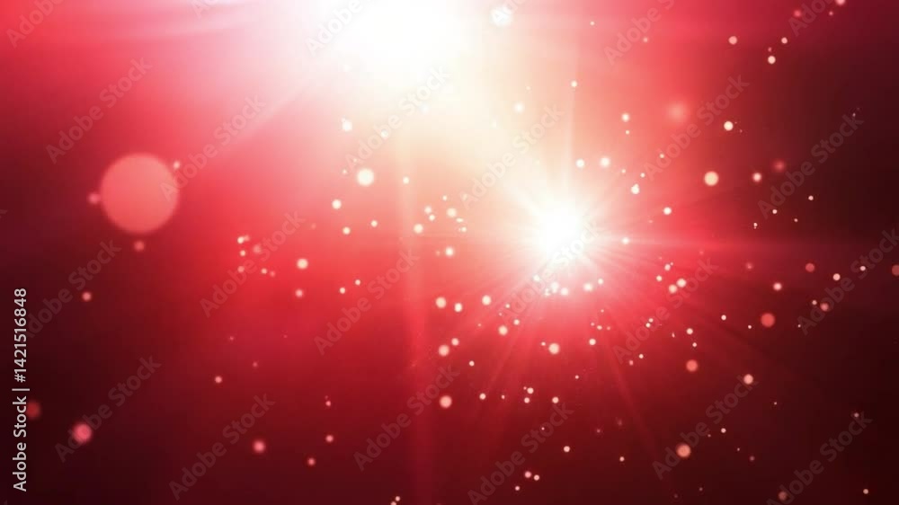Poster red sparkle background: a vibrant and energetic background featuring a burst of red light and shimme