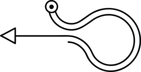 agile roadmap line art vector icon