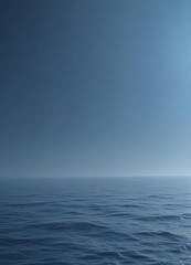 Obraz premium Peaceful ocean-inspired blue gradient backdrop, ombre, dye