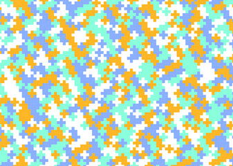 背景 タイル 十字模様