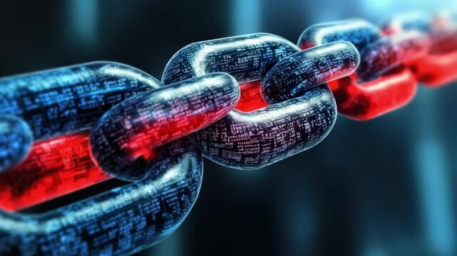 Global trade transformation through blockchain, reducing fraud, increasing transparency, and enhancing supply chain management.