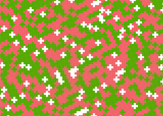 背景 タイル 十字模様