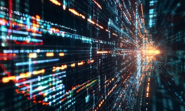 code data, a digital data footage suitable for digital design