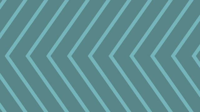 MBG - green blue teal Chevrons pointing west moving in reverse towards the right Teal blue green dynamic chevron arrow triangular motion background pattern 4K