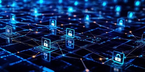 Visual representation of interconnected cybersecurity frameworks and regulations.