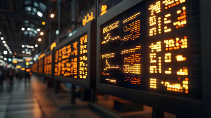 Train Station Departure Boards: A Glimpse into Travel