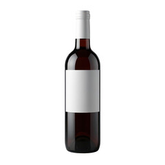 Obraz premium Isolated Wine Bottle On Transparent Background, Generative AI