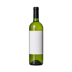 Isolated Wine Bottle On Transparent Background, Generative AI